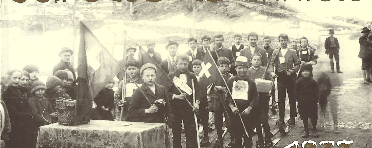 Premiazione di una gara giovanile, Cumiasca, 1924