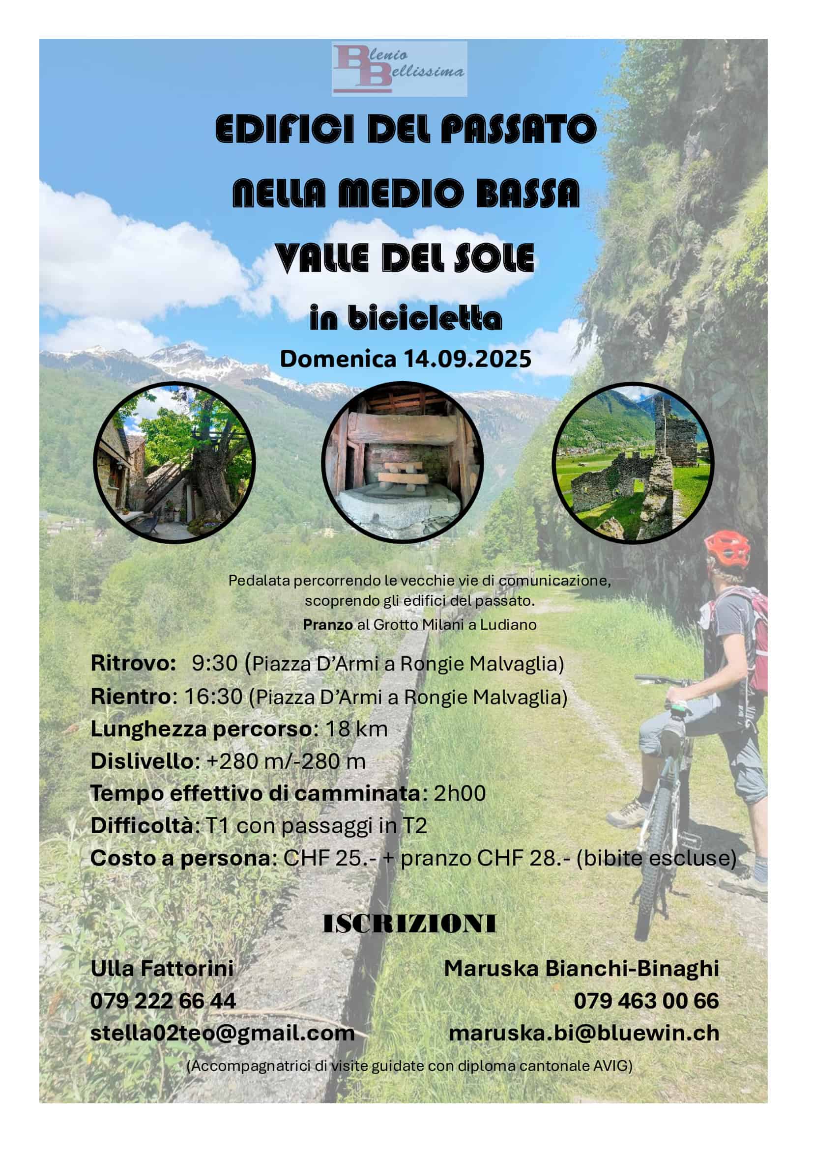 Pedalare con la testa - edifici del passato